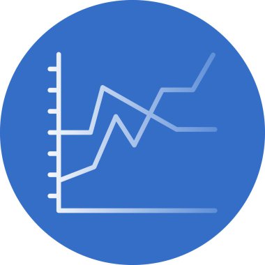 İş ve finans grafiklerinin vektör illüstrasyonu 