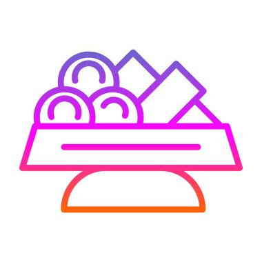 Modern simgenin vektör illüstrasyonu