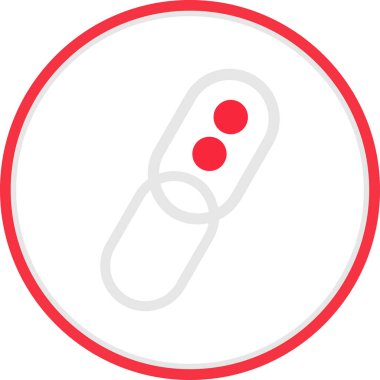 Zincir simgesi, vektör illüstrasyonu