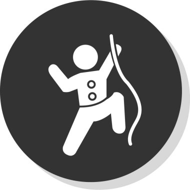 Web simgesi vektör illüstrasyonuna tırmanılıyor