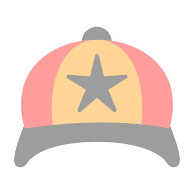 Şapka. Web simgesi basit illüstrasyon