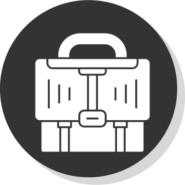  Evrak Çantası'nı web simge vektör çizim 