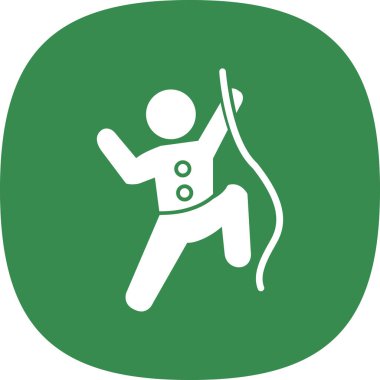 Web simgesi vektör illüstrasyonuna tırmanılıyor