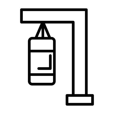 Test tübü ikon ana hatları vektörü. Laboratuvar testi. laboratuvar araştırması