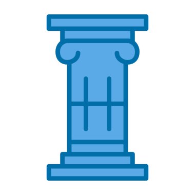 Sütun. Web simgesi basit illüstrasyon