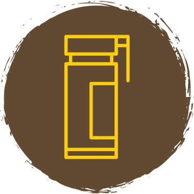 Şişe simgesinin vektör illüstrasyonu 