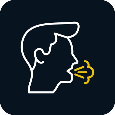 Bir insan simgesinin vektör illüstrasyonu