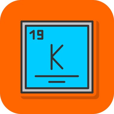 Modern bir simge tasarımının vektör illüstrasyonu