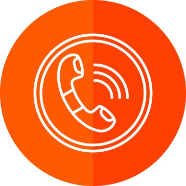 telefon ahizesi simgesi, vektör çizimi basit tasarım