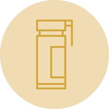 Şişe simgesinin vektör illüstrasyonu 