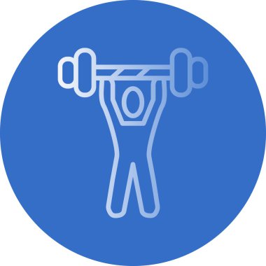 Bir spor salonunun vektör illüstrasyonu