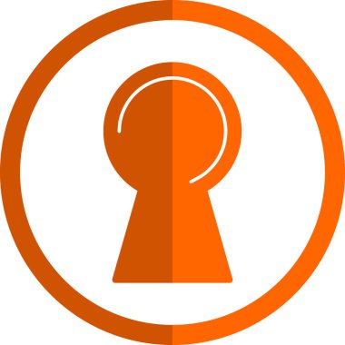 Anahtar simgesi, vektör illüstrasyonu. tasarım kavramı