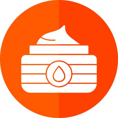 Yemek. Web simgesi basit illüstrasyon