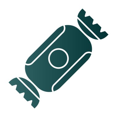 Şeker simgesinin vektör illüstrasyonu 