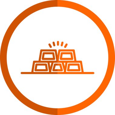 Stadyum. Web simgesi basit illüstrasyon