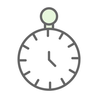 zaman, saat vektör simgesi, illüstrasyon 