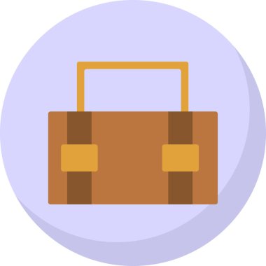  Evrak Çantası'nı web simge vektör çizim 