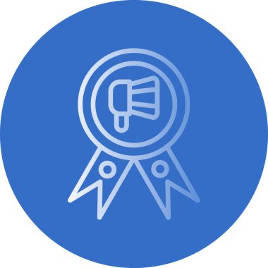 Madalya. Web simgesi basit illüstrasyon