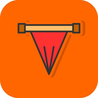 Kırmızı bir camın vektör çizimi