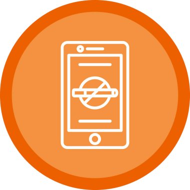 akıllı telefon simgesi, vektör illüstrasyonu basit tasarım