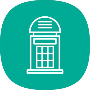 Benzersiz yapı vektörü simgesi