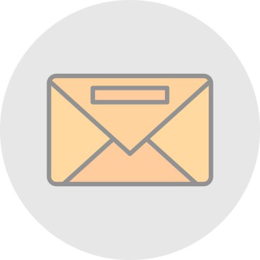 Posta Simgesi. Vektör İllüstrasyonu