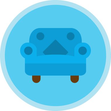 Kanepe. Web simgesi basit tasarım