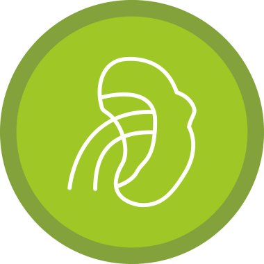 Modern b 'nin vektör illüstrasyonunda yiyecek ikonu yok