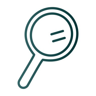 ayna simgesi, ağ basit illüstrasyon