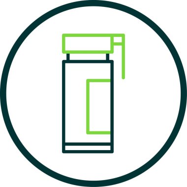 Şişe simgesinin vektör illüstrasyonu 