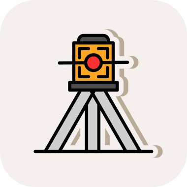 Lazer ağ simgesi vektör illüstrasyonu