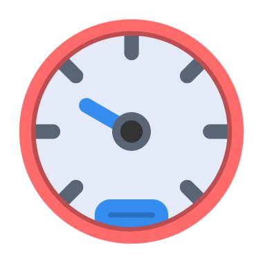 basit hız göstergesi simgesi, vektör çizim