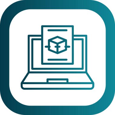 Projeniz için vektör dizüstü simgesi