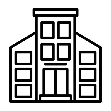 Ev simgesi vektör illüstrasyonu