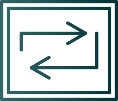 Web simgesi, vektör illüstrasyonunu tekrarla