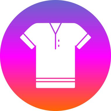 t-shirt simgesi, vektör illüstrasyonu basit tasarım