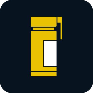 Şişe simgesinin vektör illüstrasyonu 