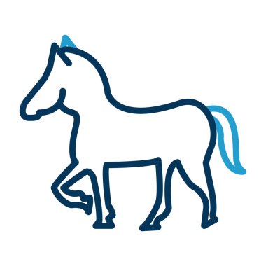 At yassı simgesi, vektör illüstrasyonu