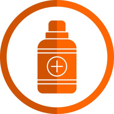 Sprey şişe simgesinin vektör illüstrasyonu