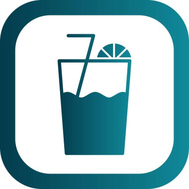 içki ikonu vektör illüstrasyonu