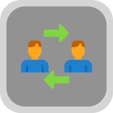 iş simgesi vektör illüstrasyonu