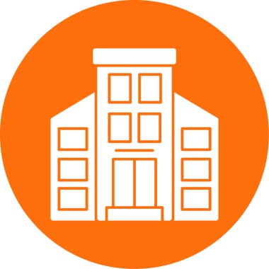 Daire. Web simgesi basit illüstrasyon