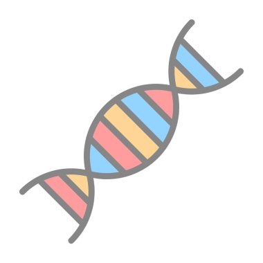 dna. Web simgesi basit illüstrasyon 