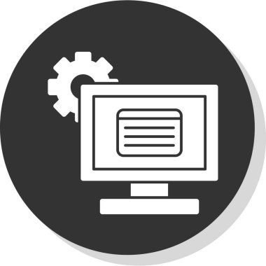 seo modern simgesinin vektör illüstrasyonu