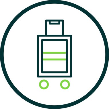 Bavul 'un basit bir çizimi 