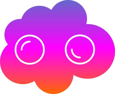 Yağda yumurta ikonu, vektör illüstrasyon