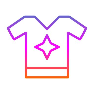 t-shirt simgesi, vektör illüstrasyonu basit tasarım