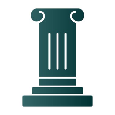 Sütun. Web simgesi basit illüstrasyon