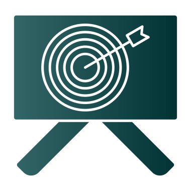 düz vektör hedef resim tasarımı