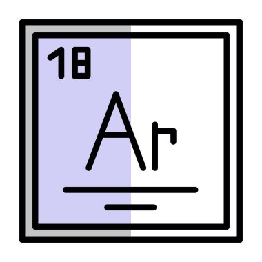 Kimya simgesi, anahat stili